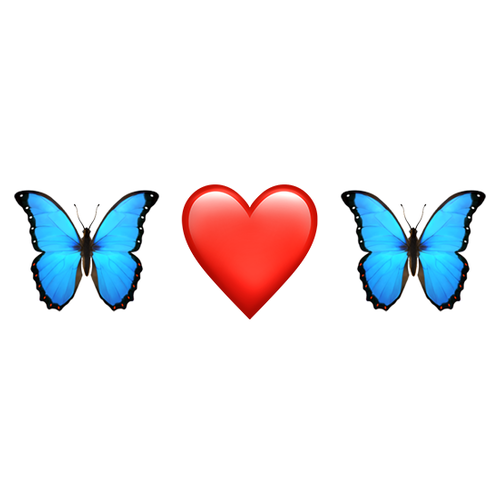 🦋❤🦋 Emoji Domain iOS rendering